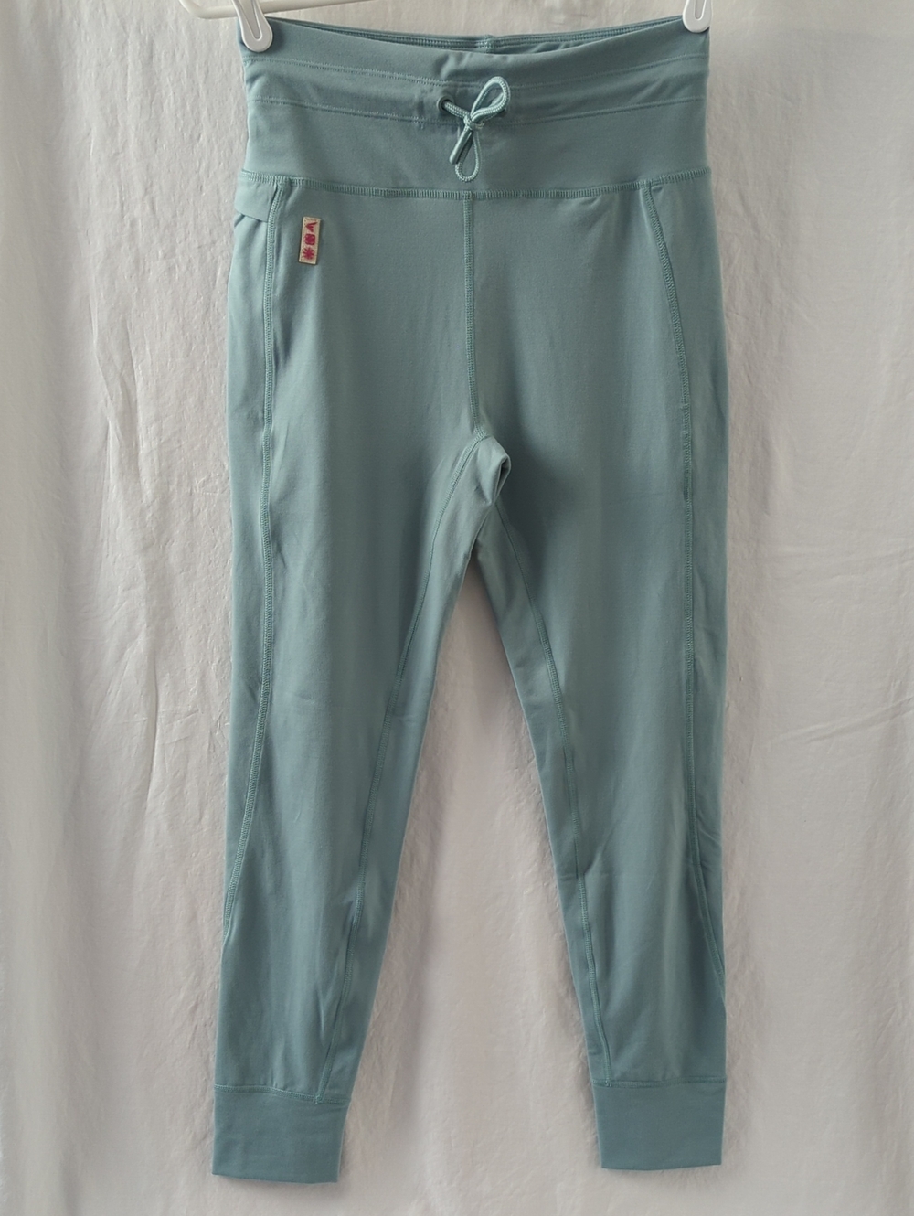 Easton x Jen Schro ADAN Leggings - Garland Dusty Teal Green Blue Size M